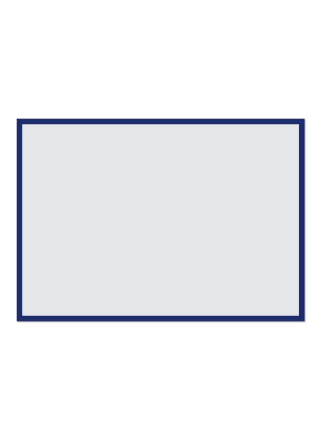 NIBEMINENT A4 Hard Rubber Sleeve File Storage Protective Cover Horizontal Format Blue  - Image 1
