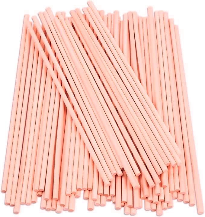 bloomax ® 50 قطعة قضبان دائرية خشبية (6 مم / 12 بوصة) غير مشغولة من الخشب الصلب الطبيعي، عصي دائرية للحرف اليدوية، الفن ومشاريع DIY - Image 2