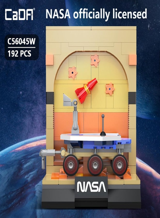 CaDA C56045W NASA Space Exploration Building Block Set, Including Mars Rover, Rocket and Space Station, 192-piece Aerospace-Themed Assembly Model, Suitable for Ages 14+ - Image 2