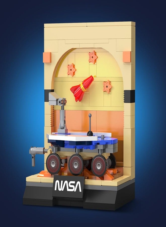 CaDA C56045W NASA Space Exploration Building Block Set, Including Mars Rover, Rocket and Space Station, 192-piece Aerospace-Themed Assembly Model, Suitable for Ages 14+ - Image 5