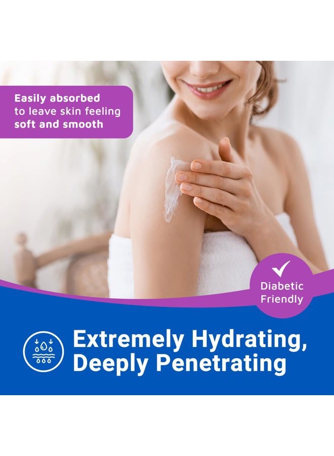 dermal therapy Extra Strength Body Lotion - Hydrating Treatment Restores Moisture to Heal Dry, Cracked, Itchy Skin | 5% Alpha Hydroxy Acids and 10% Urea | 8 fl. oz (TwoPack) - Image 4
