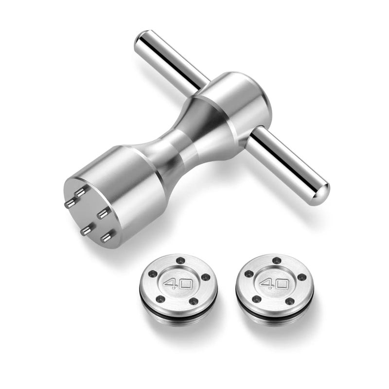 ROYMADE Golf Putter Weights 2pcs 5g10g15g20g25g30g35g40g45g with Wrench Kit Set Compatible with Titleist Scotty Cameron Putter Golf Accessory 2pcs 40gWrench - Image 2
