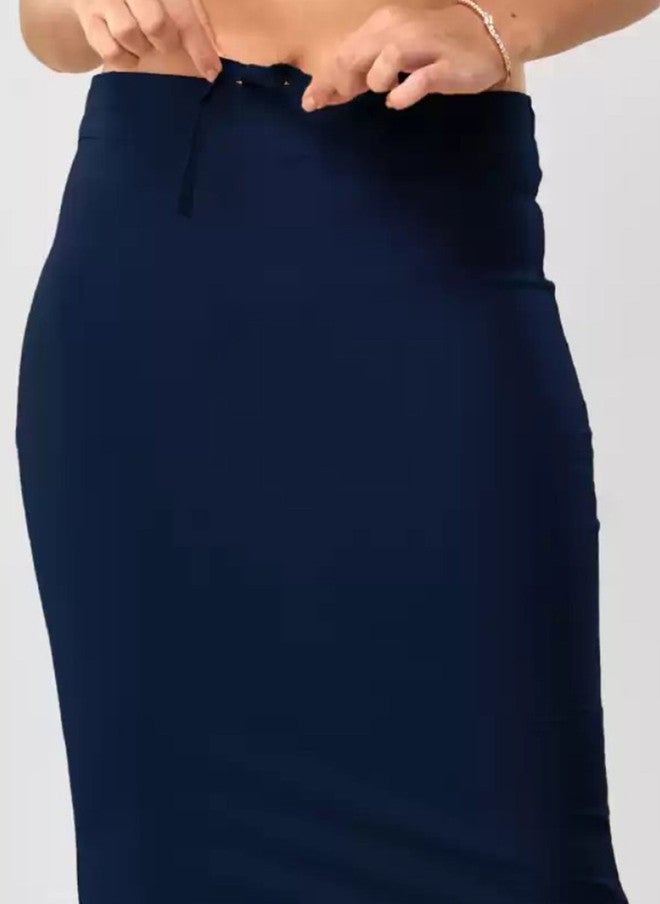 Trend Level Stretchable Navy Blue Saree Shapewear - Image 5