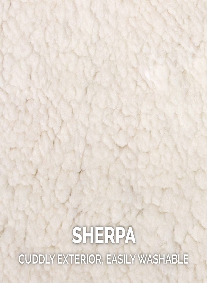 Furhaven Medium Dog Hat, Washable & Cozy - Sherpa Flex-Fit Polar Bear Dog Hat Costume - Cream, Medium - Image 5