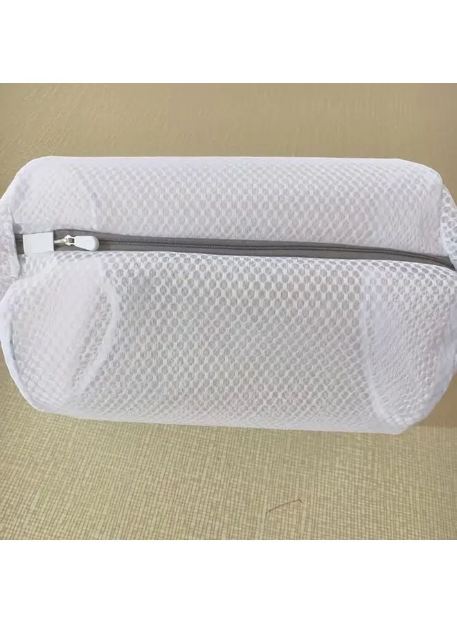 كيس غسيل الأحذية الأسطواني 360 حماية قابلة لإعادة الاستخدام لتخزين الغسيل من البوليستر - Image 3