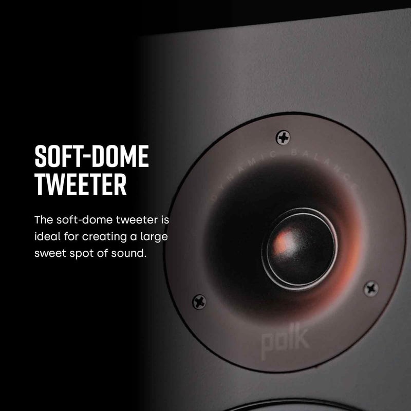 T50 Floor-Standing Tower Speaker BLACK - Image 4