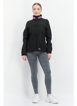 Trespass Women Brand Logo Windbreaker Jacket, Black  - Image 4