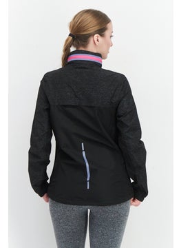 Trespass Women Brand Logo Windbreaker Jacket, Black  - Image 3