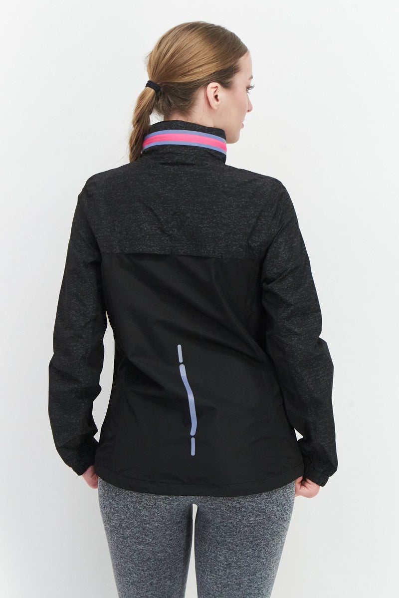 Trespass Women Brand Logo Windbreaker Jacket, Black - Image 3