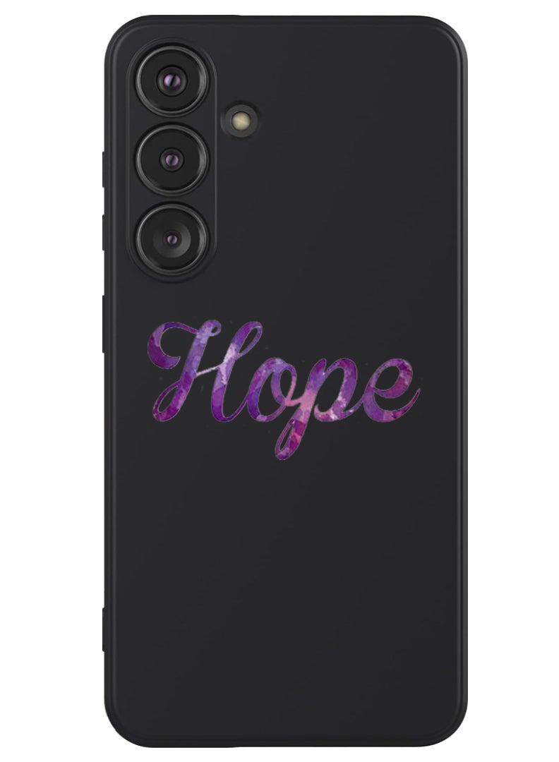 Theodor Protective Slim Fit Case Liquid Silicone Cover with Full Body Protection Anti-Scratch Shockproof Case For Samsung Galaxy S24 Plus (Black) - Hope - Image 1