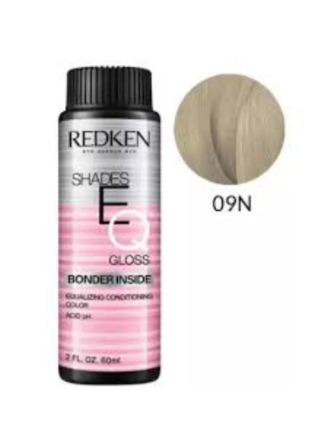 Redken Shades EQ Gloss Bonder Inside Color 09N Café Au Lait 60ml - Image 3