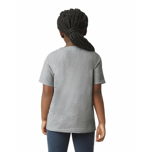 Gildan Youth Ultra Cotton T-Shirt, Style G2000B, 2-Pack, Sport Grey, Large - Image 3