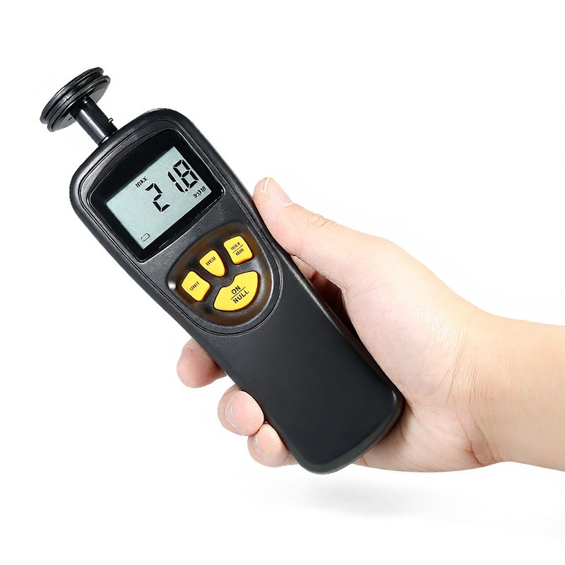 SMART SENSOR Handheld Contact LCD Digital Tachometer Speedometer Tach Meter Wide Measuring Rang 0.5 ~ 19999 RPM - Image 4