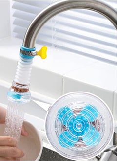 Perfii Water Filters with Mineral Stone Effective Filtering for Kitchen and Bathroom Accessories Adjustable Water Tap Extender  - Image 1