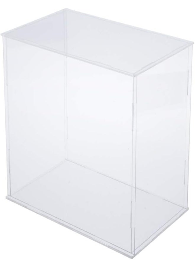 silvercnc Acrylic Transparent Box Dustproof Container Toy Display Box 30x20x15cm - Transparent  - Image 2