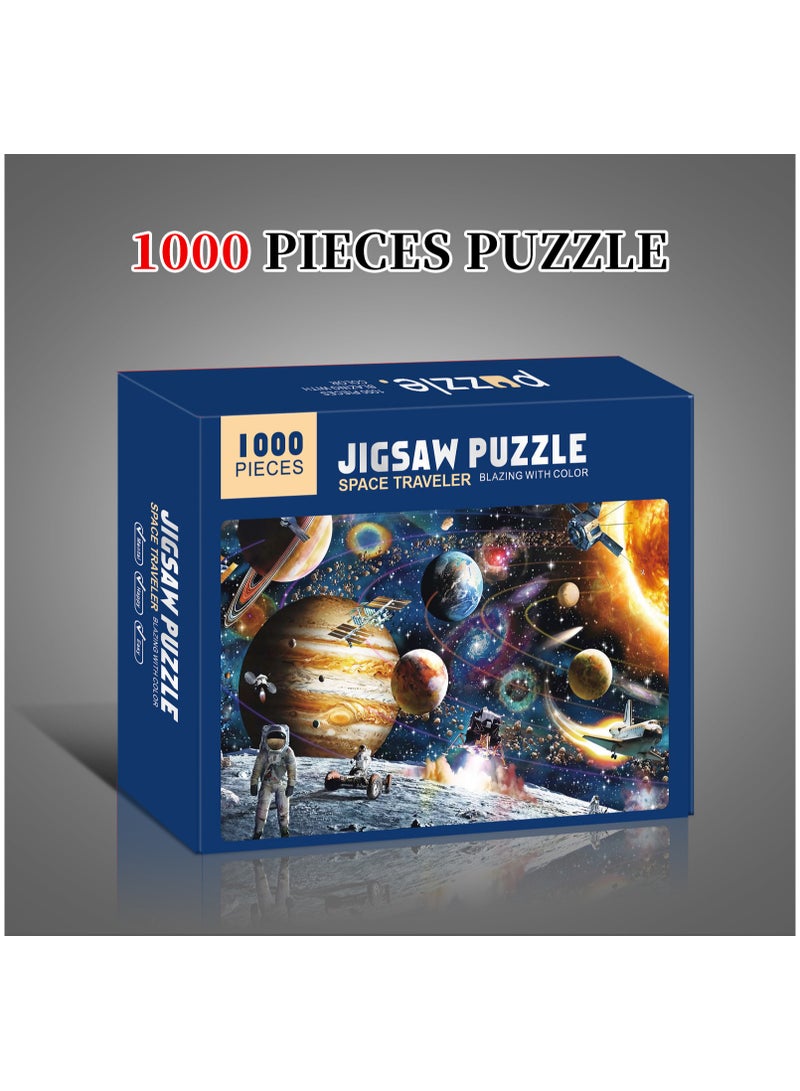 Anna 1000 Thick Paper Puzzle Pieces For Puzzle Solving And Decompression - Image 1