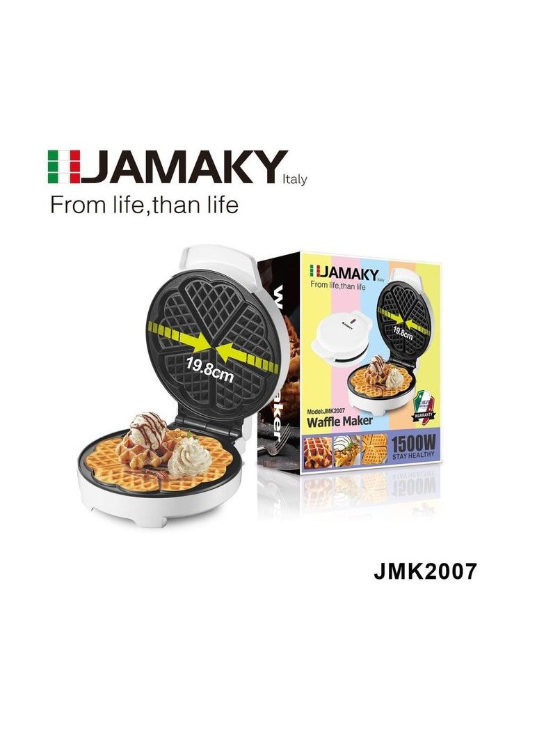 Jamaky Italy ماكينة صنع الوافل الايطالي الكهربائية - 1500 وات من Jamaky ايطالي 