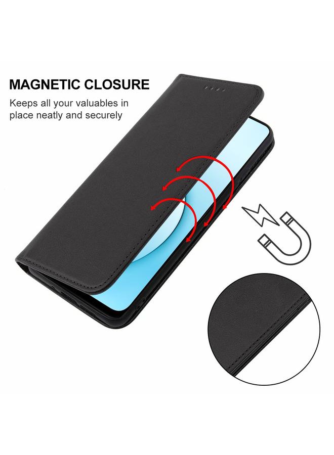 اس-توب جراب هاتف Realme X50 5G بإغلاق مغناطيسي من الجلد - Image 5