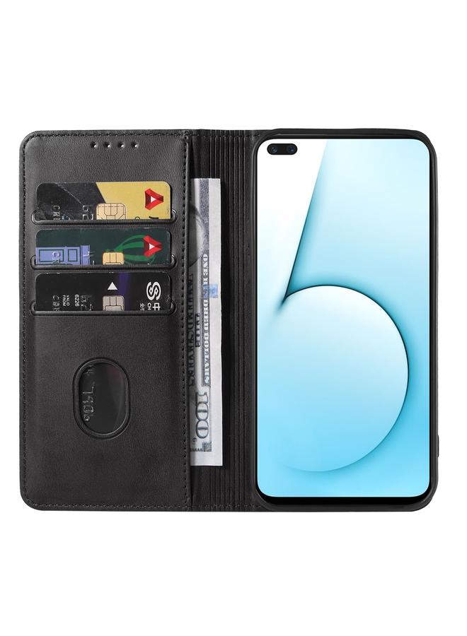 اس-توب جراب هاتف Realme X50 5G بإغلاق مغناطيسي من الجلد - Image 3