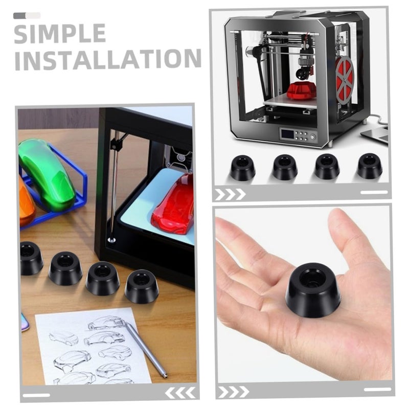 Alipis 8 Pcs Printer Vibration Dampening Feet Rubber Shock Absorption Pads - Image 4