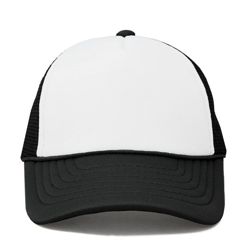 DALIX Infant Trucker Hat Baby Cap Tiny Extra Small Girls Boys in Black White - Image 4