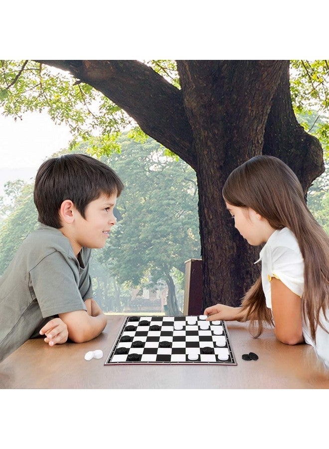Gamie Checkers Board Game, Classic Foldable Family Board Game for Game Night, Indoor Fun and Parties, Develops Logical Thinking and Strategy, Best Gift Idea for Kids - Image 5