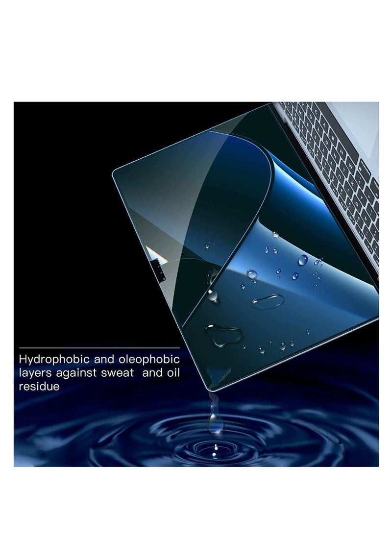 Generic - 3 in 1  15" Macbook Air Hard Case Compatible with 2023 Release M2 Chip A2941 and 2024 Release M3 Chip A3114 and 2025 Release M4 Chip A3241, Hard Shell Case & Keyboard Cover & Screen Film for New Mac Air 15 inch Frosted Clear - Image 1