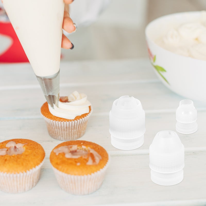 6 pcs Pastry Piping Couplers Cupcake Cookie Piping Couplers Pastry Converter - Image 4