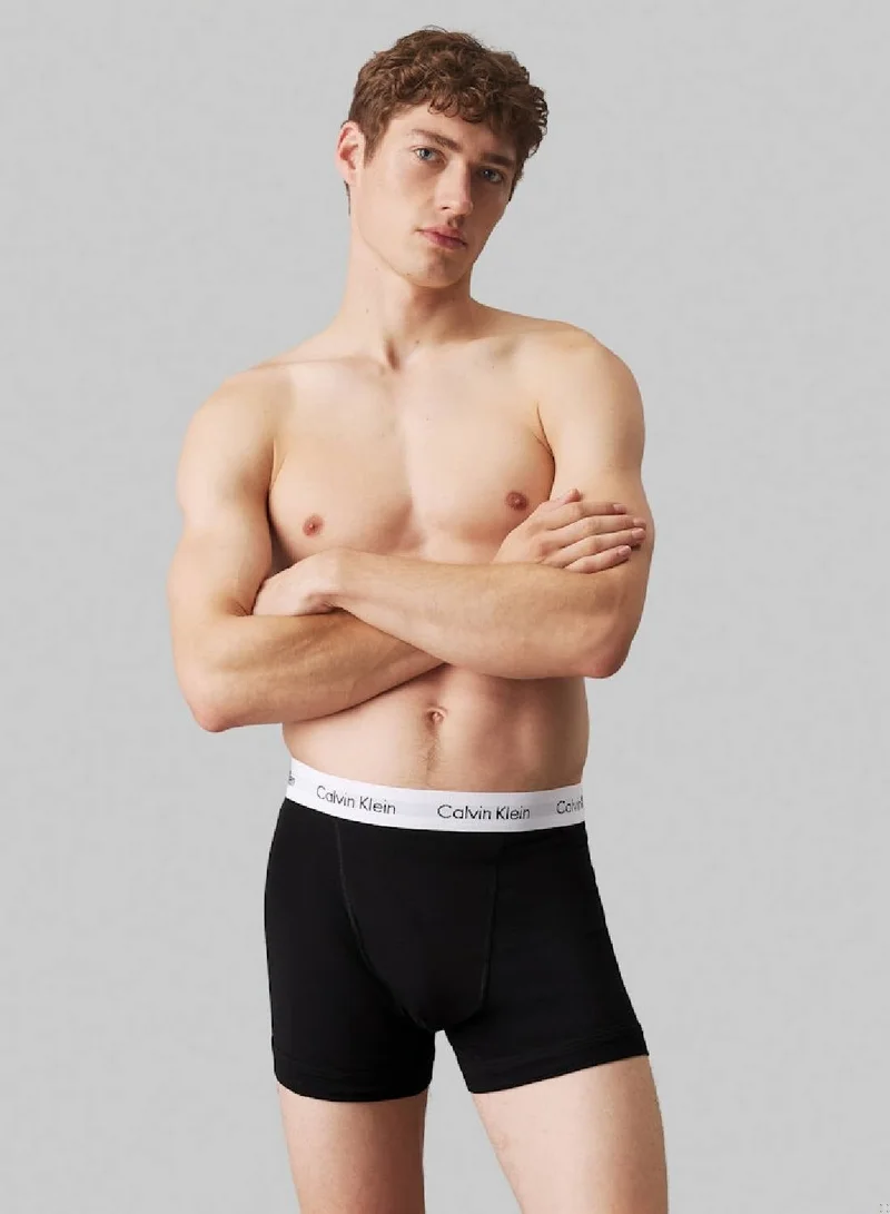 CALVIN KLEIN 3 Pack Trunks - Cotton Stretch