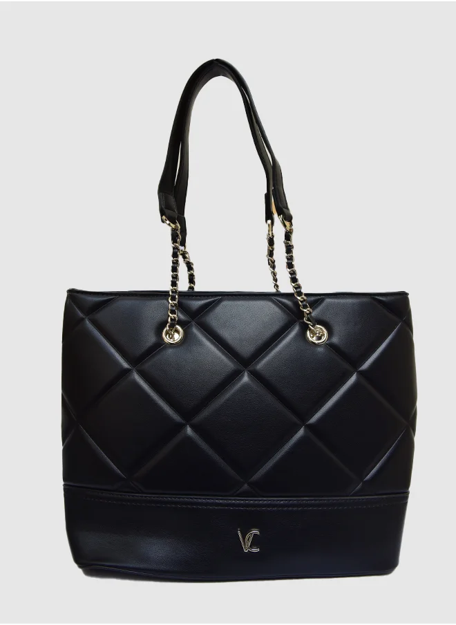 Vincci Quilted Tote Bag