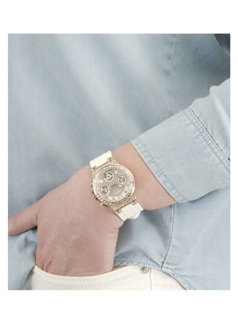 GUESS Women's Analog Silicone Wrist Watch - GW0257L2 - 8 mm - Image 5