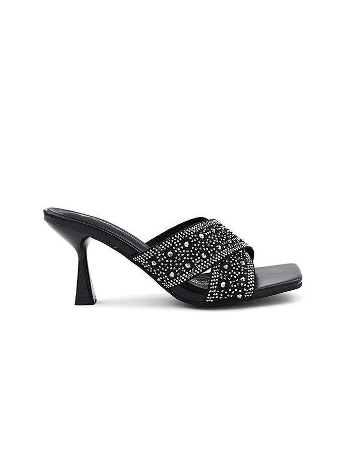 كابلي Cuple Embellished Multi Strap Flat Slides