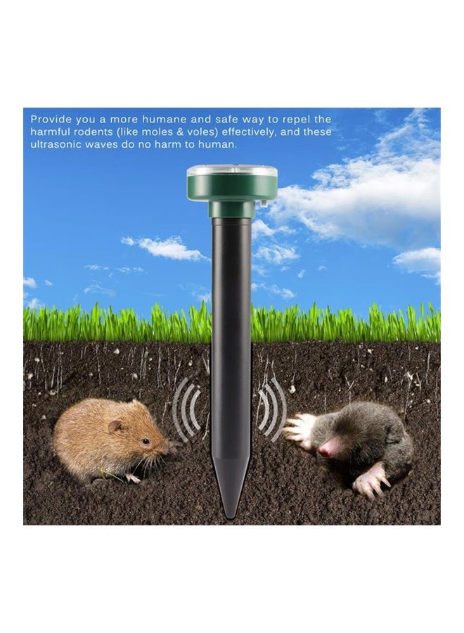 NIBEMINENT 2-Piece Circular Solar Powered Mole Rat Repellent - Image 3
