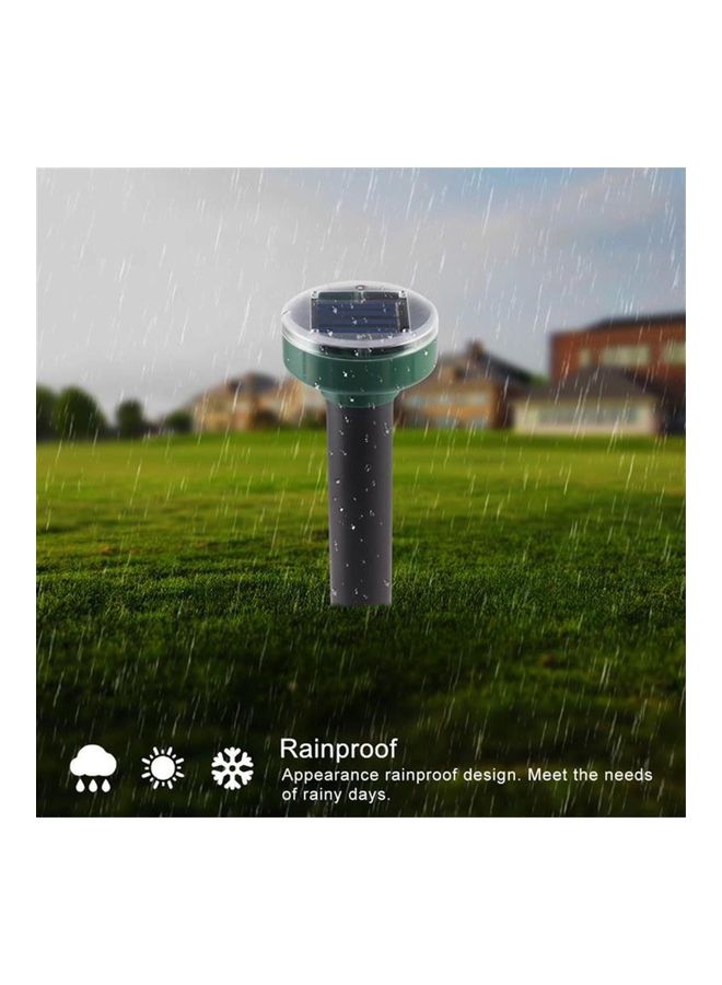 NIBEMINENT 2-Piece Circular Solar Powered Mole Rat Repellent - Image 2