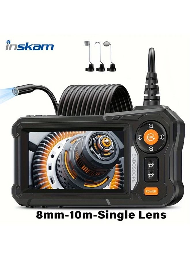 8MM Borescope Camera IP67 Waterproof 6 LEDs Single Lens 393.7inch For Automotive Repairs - Image 1