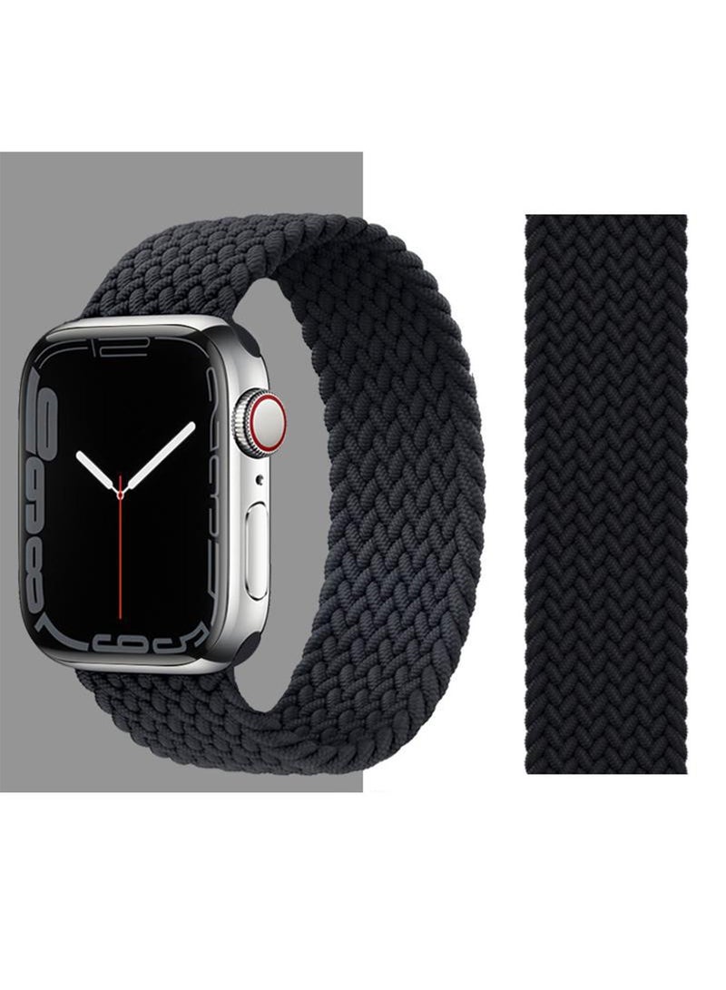 Bands Compatible with Apple Watch 38mm 40mm 41mm Series 9/8/7/SE/6/5/4/3/2/1 IWatch Ultra/Ultra 2/Braided Solo Loop Nylon Fabric Strap M - Image 5