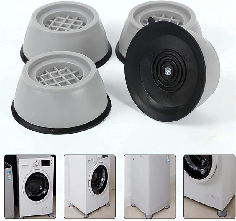 Elite Anti Vibration Pads for Washing Machine and Dryer Shock, Noise Reducing and Anti Slip Anti Vibration Rubber Washing Machine Feet Pads, Anti-Walk Dryer Washer Vibration Pads (4 Piece) - Image 3