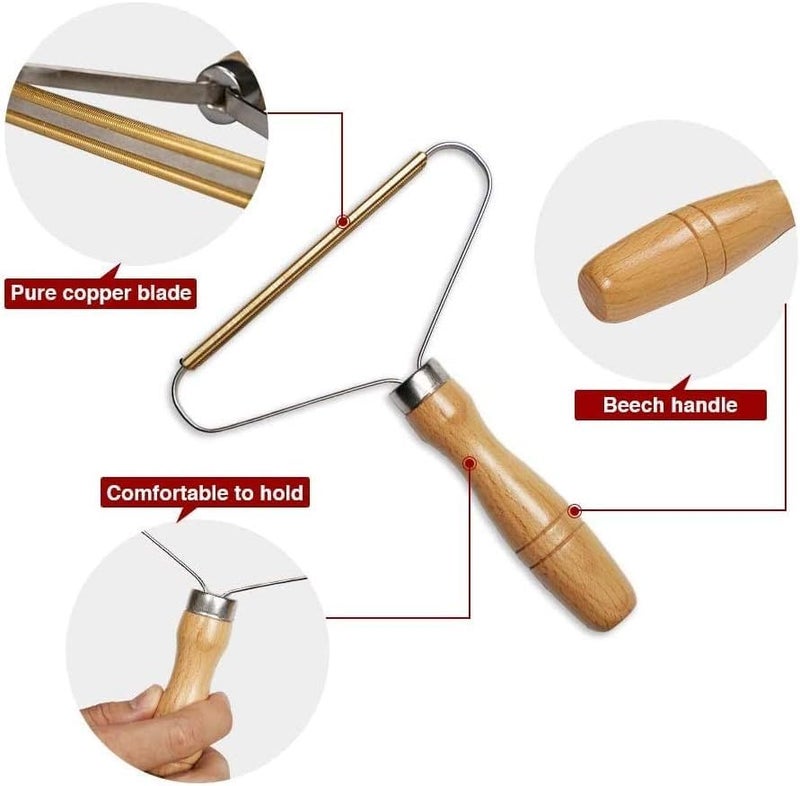 Lint Roller Remover Portable Clothes Fuzz Shaver Reusable for Removing pet Hair and Clothes Fuzz Remove Plush Fluff Balls for Pet Blankets Carpets Bed Blankets - Image 5