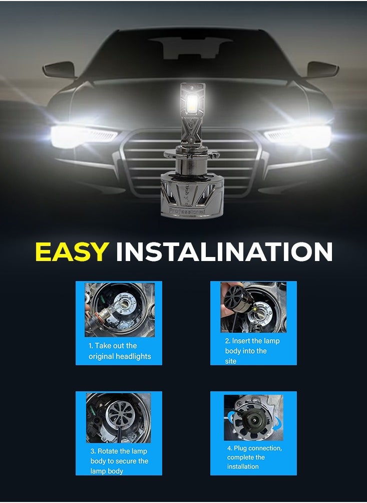 Toby's - Toby's New Launched F1 MAX D2 HID to LED Headlight Bulb With 70Watts/Pair and 7000lm - Image 1
