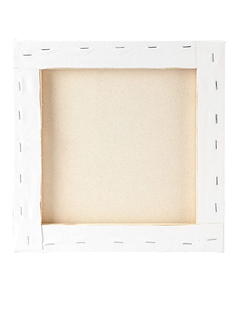 Faber-Castell Stretched Canvas 410Gsm 12X12(30.48X30.48-cm,For Oil, Acrylic And Fabric Colours Artist Drawing Paints - Image 2