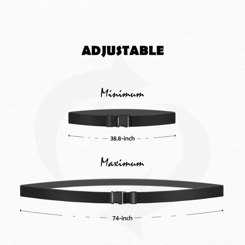 FUOCO Robustt Luggage Belt Suitcase Straps Pack of 2 with Adjustable Travel Belt Stylish Fashionable Design, Protect Your belongings Carry on Travel with Buckle Clip Bag Band Make in India - Image 5