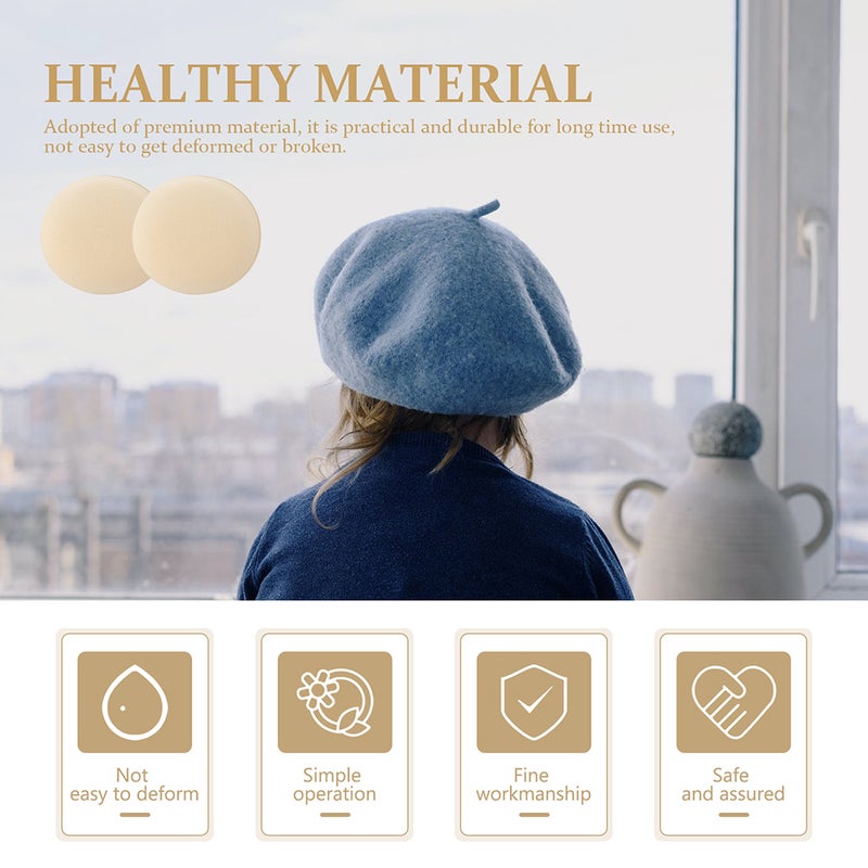 3Pcs Hat DIY Base Hat Making Round Base Beret Hat Base Lolita Hat DIY Round Base Practical Base - Image 3