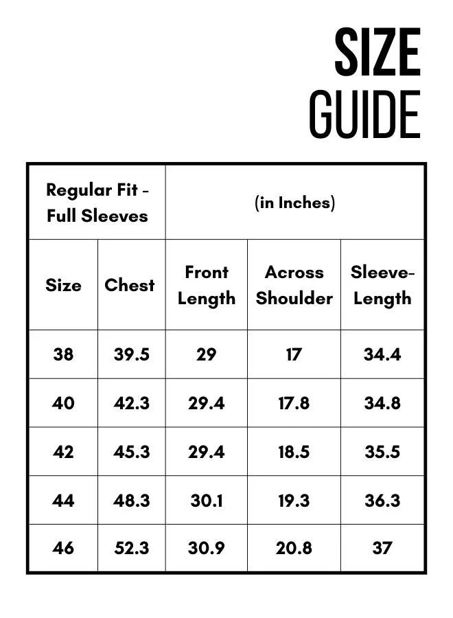HIGH STAR  Regular Fit Check Shirt for Men, Spread Collar for Men | Best Price UAE