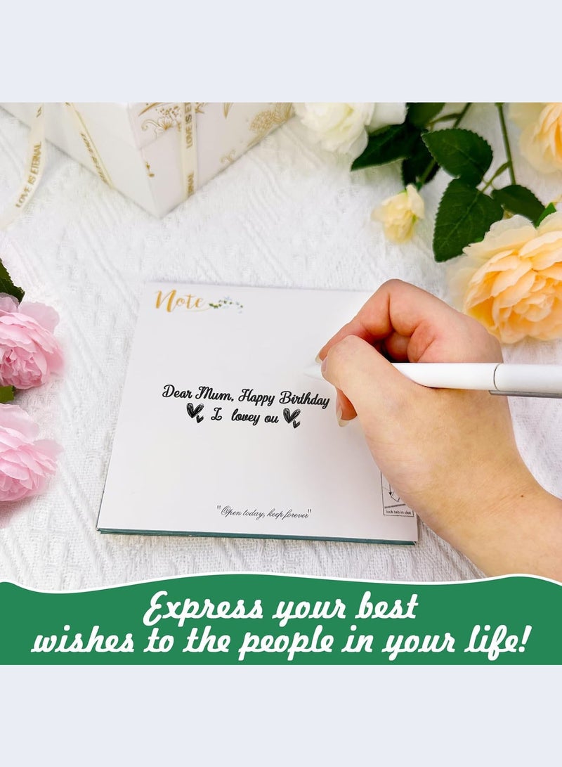 MAOGEDA Birthday Cards for Women, Lotus Flower Forever Paper Pop Up Greeting Card 3D Popup Birthday Gift Greeting Cards with Envelope for Anniversary, Birthday, Special Celebration  - Image 3