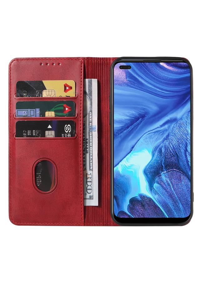 اس-توب جراب هاتف OPPO Reno4 المصنوع من الجلد بإغلاق مغناطيسي - Image 3