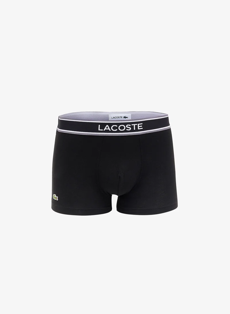 LACOSTE 3 Pack Print Stretch Trunks