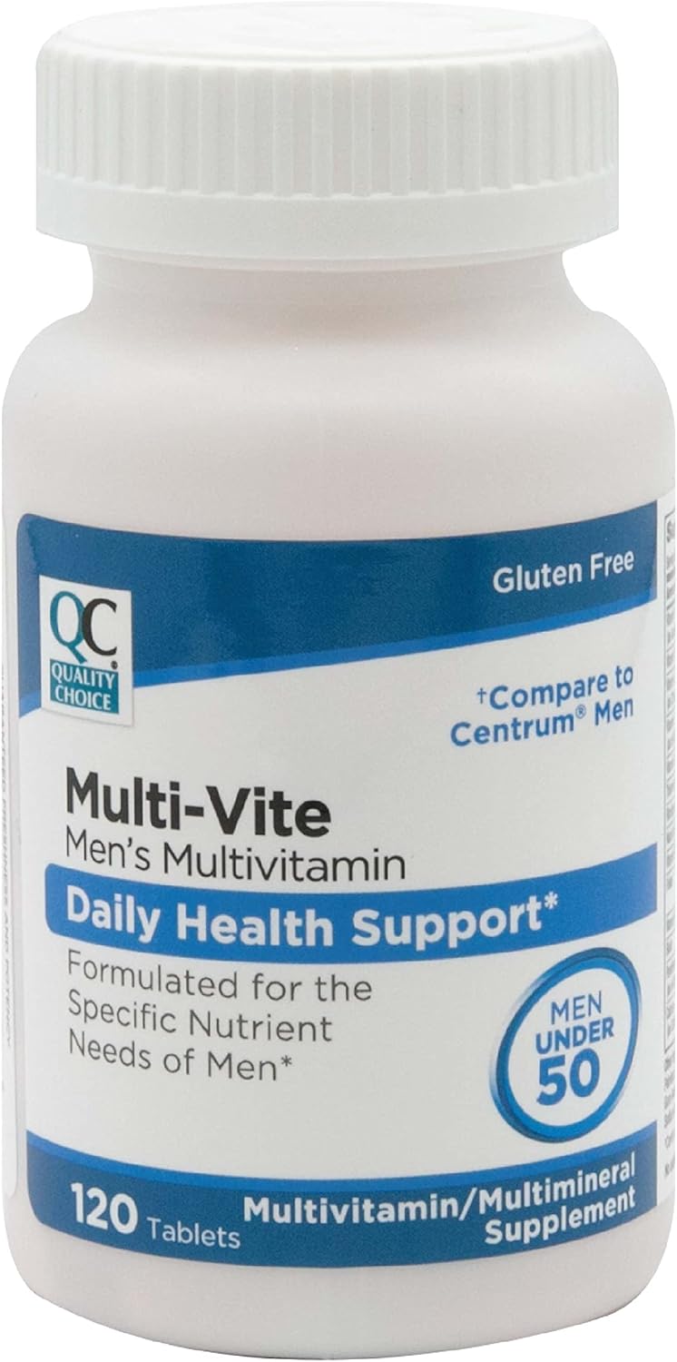 Quality Choice Multi-Vite Men's Multivitamin Tablets for Men Under 50 - Image 1