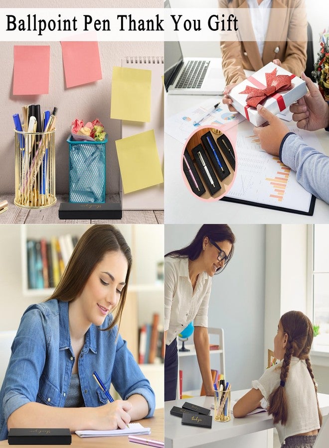 PerKoop مجموعة بيركوب المكونة من 10 أقلام حبر جاف مع علب هدايا، هدايا تقديرية بالجملة لعيد الميلاد للموظفين وزملاء العمل والممرضات والمعلمين وأعضاء الفريق وموظفي المكتب (متعددة الألوان، متنوعة). - Image 4