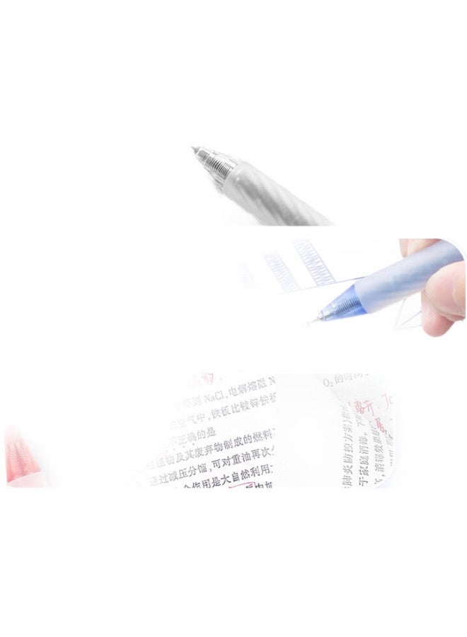 AIHAO [Back To School Essential] Aihao Retractable Gel Pen 0.5Mm For Students' Exams, Quick-Drying, For Exam Practice, Office Signing Pen, Blue, 12 Pack Gp2572 - Image 2