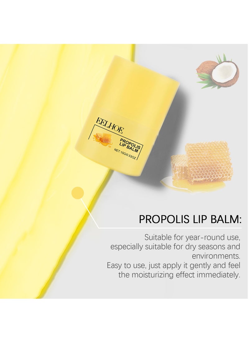 إيلهو زبدة الشفاه بالعسل (15 جم) - مانوكا بروبوليس ليبسيرين، بلسم وقناع الشفاه المرطب طوال الليل، ترطيب طويل الأمد لمدة 12 ساعة، تقشير لطيف، موزع ملتوي صحي، - Image 5